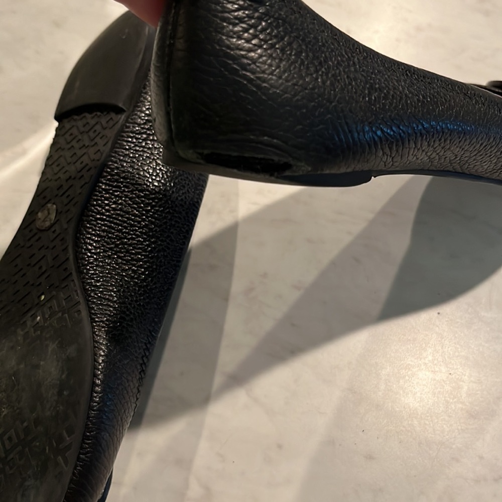 TORY BURCH Pebbled Leather Ballet Flats - Picture 3 of 3